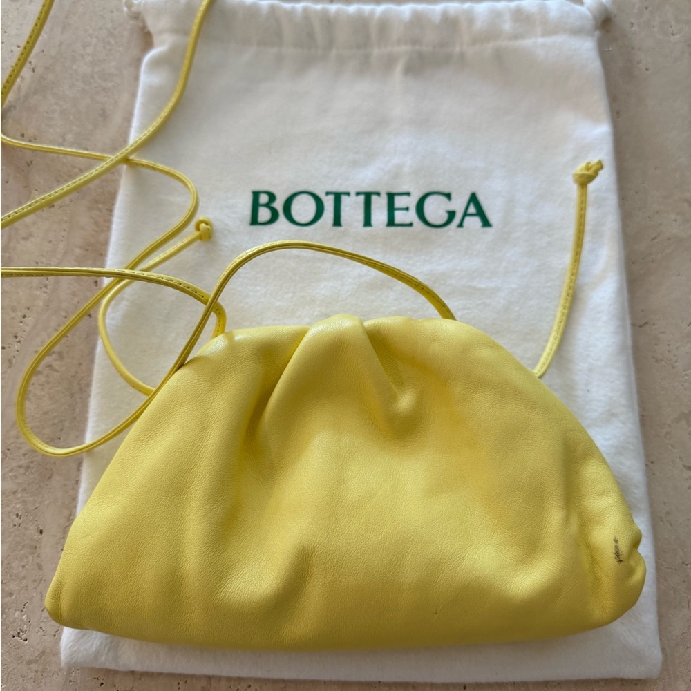 Bottega Veneta Yellow Mini Pouch
